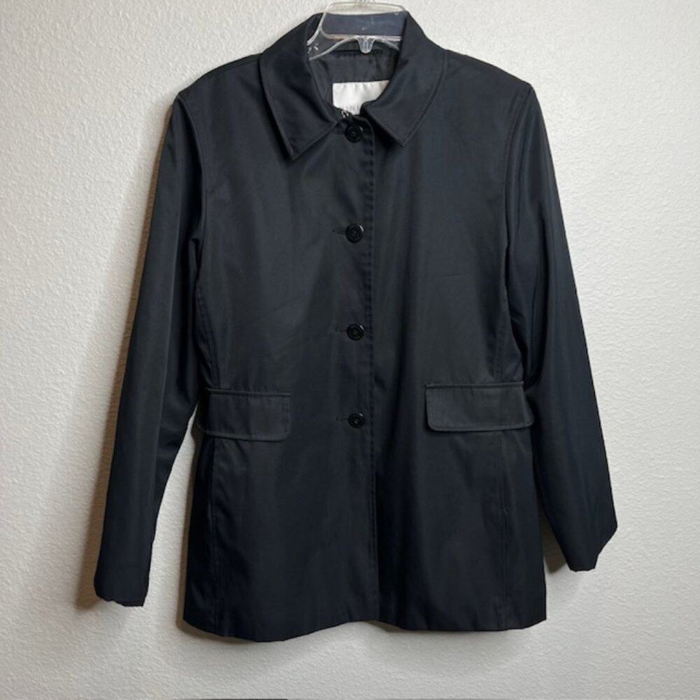 Nine West Softshell Water Resistant Jacket Large Black - Picture 14 of 14